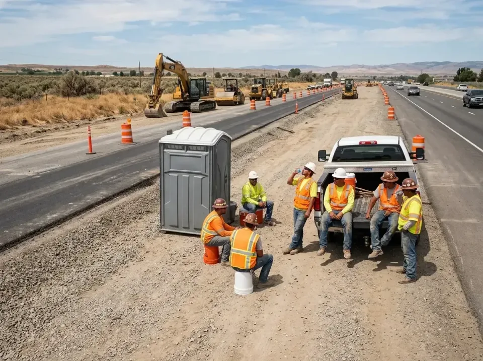 highway-road-construction-crew-007 — frequently asked questions, Porta Potty and Restroom Rentals in Carrboro, NC